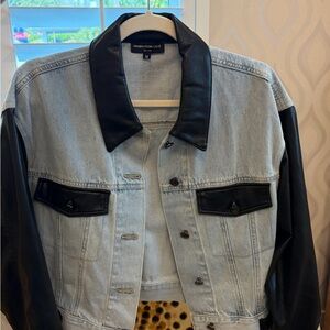 Generation Love Denim and Leather Jacket